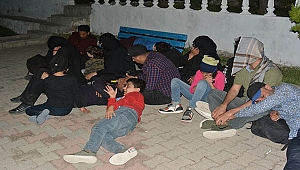 Çanakkale'de 28 Mülteci Yakalandı