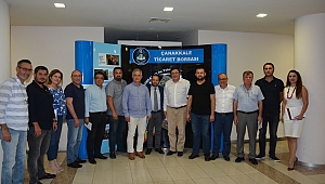 Erkek, Ticaret Borsasını Ziyaret Etti