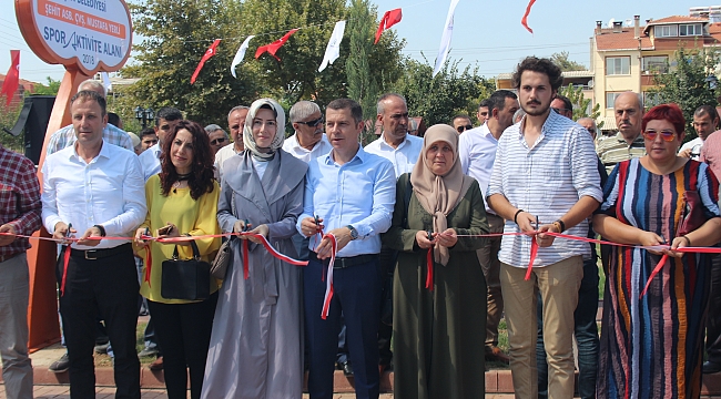 Şehit Astsubay Mustafa Yerli Spor Aktivite Alanı Açıldı