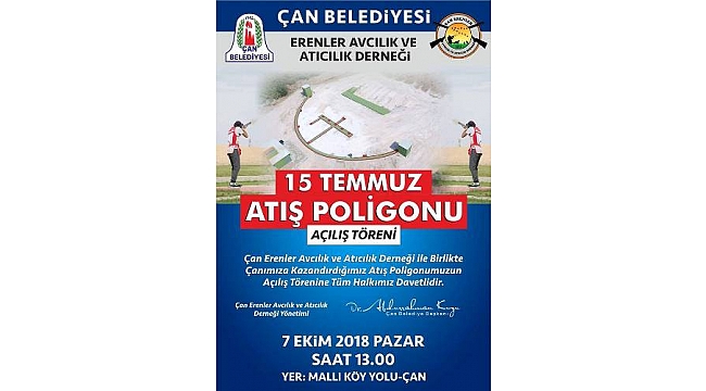 15 Temmuz Atış Poligonu Hizmete Giriyor