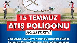 15 Temmuz Atış Poligonu Hizmete Giriyor