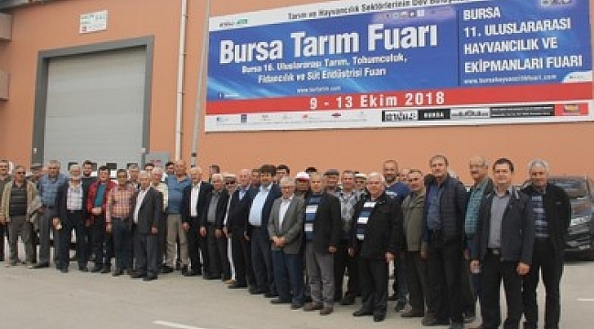 Çan Ziraat Odası Üyeleri Bursa Fuarını Gezdi