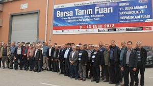 Çan Ziraat Odası Üyeleri Bursa Fuarını Gezdi