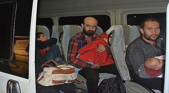 Çanakkale'de 61 Mülteci Yakalandı