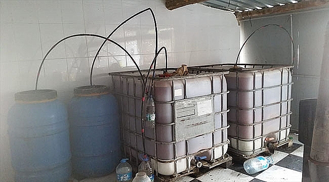 Kaçak İçki Üretim Tesisine Baskın!