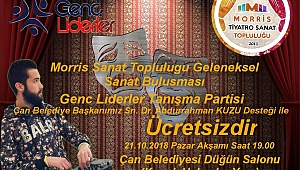 Morris Tiyatro Sanat Topluluğunun, Geleneksel Sanat Buluşmasına Sayılı Günler Kaldı