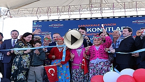 Ayvacık'ta Afet Konutlarının 1. Etabının Teslimi Yapıldı