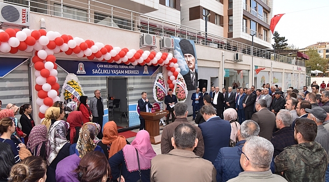 Çan Belediyesi Termal Kent Sağlıklı Yaşam Merkezi Faaliyete Başladı