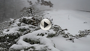 Çanakkale'de Kar Yağışı Etkili Oldu
