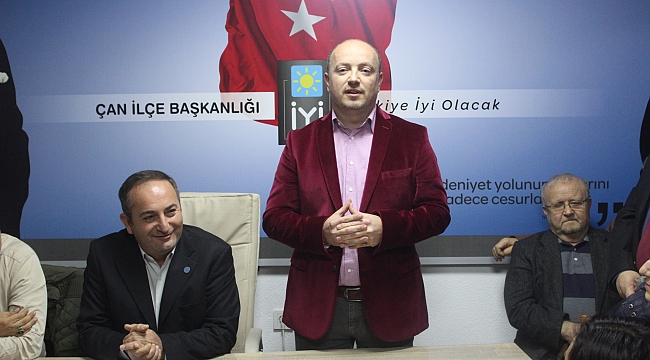 Fazıl Sayın İyi Parti'den Çan Belediye Başkan Aday Adaylığını Açıkladı