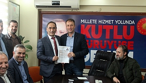 Halil İbrahim Barışkan, Ak Parti İl Genel Meclis Üyeliği Başvurusunu Yaptı