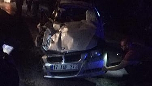 Hurma Köy Sapağında Kaza! 1 Ölü, 1 Yaralı