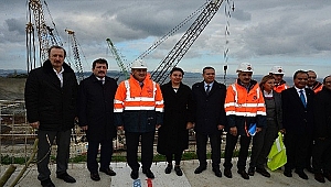 Ulaştırma Bakanı Turhan, 1915 Çanakkale Köprüsü'nü İnceledi
