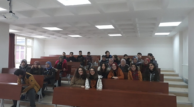 Çan Şehit Emin Aydın İmam Hatip Ortaokulundan Çan Meslek Yüksekokulu'na Ziyaret