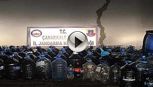 Çanakkale'de Kaçak İçki Operasyonu