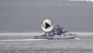 Rus Savaş Gemisi Boğazdan Geçti