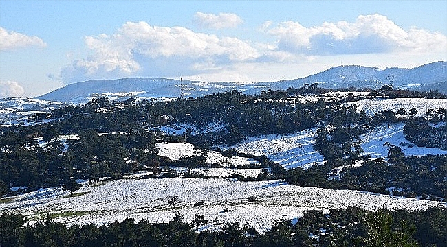 Yüksek Kesimlere Yağan Kar Kartpostallık Görüntüler Oluşturdu