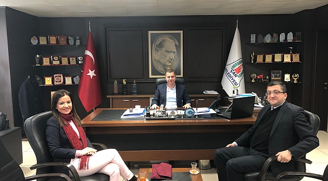 CHP Çan Belediye Başkan Adayı Öz, Başkan Kuzu'yu Ziyaret Etti