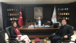 CHP Çan Belediye Başkan Adayı Öz, Başkan Kuzu'yu Ziyaret Etti