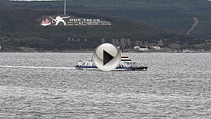 Gökçeada'da Feribot Seferlerine 'Fırtına Engeli'