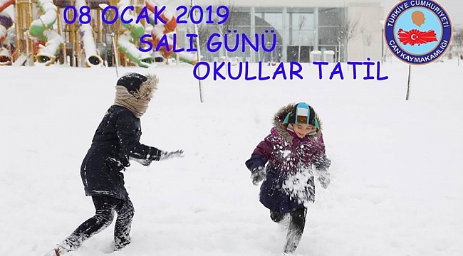 Okullara Kar Tatili!