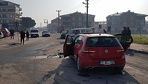 Biga'da Aynı Anda İki Trafik Kazası!