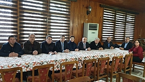 CHP Çan Belediye Başkan Adayı Öz, Eski Çan İlçe Başkanlarıyla Buluştu