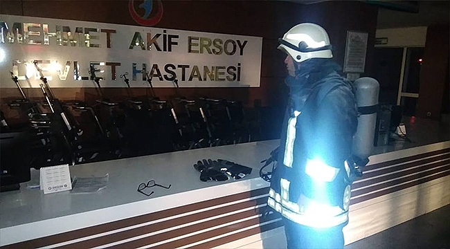 Hastanede Çıkan Yangın Korkuttu!