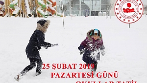 İLÇE MERKEZ VE KÖYLERİMİZDE KAR TATİLİ