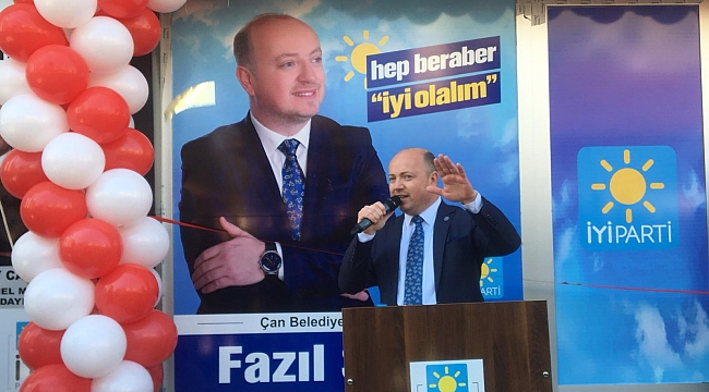 Çan İYİ Parti Seçim Koordinasyon Merkezi Açılışı Yapıldı