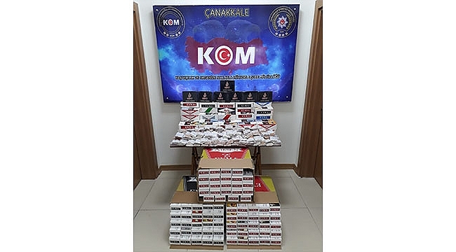 Çanakkale'de Kaçak Tütün Operasyonu