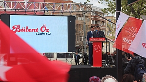 CHP'li Öz, Seçim Öncesi Mitingde Konuştu