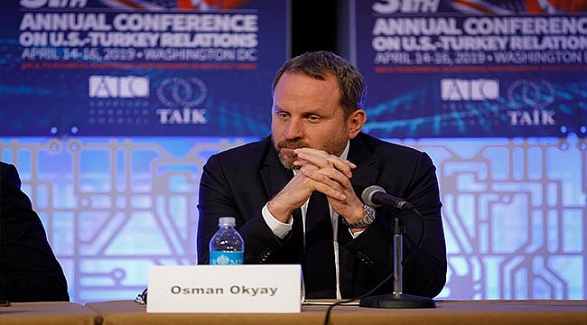 Osman Okyay ABD'de Bakanlarla Katıldığı ATC-TAİK Konferansında Konuşma Yaptı