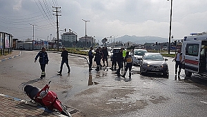 Polisten Kaçarken Araca Çarptı!