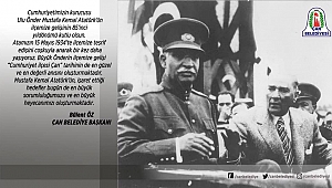 Çan Belediye Başkanı Bülent Öz'ün Atatürk'ün Çan'a Gelişinin 85. Yıldönümünü Kutlama Mesajı