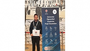 ÇOMÜ Öğrencisi Şamil Güven'in 'Tübitak Projesi' Başarısı