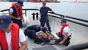 Sahil Güvenlikten Hayat Kurtaran Operasyon