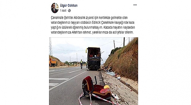 Tur Otobüsü İle Otomobil Çarpıştı!