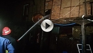 Çan'da İki Katlı Ev Yandı!