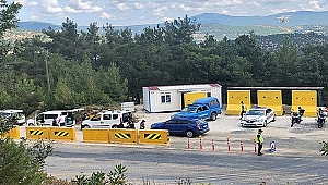 Çanakkale'de Drone İle Havadan Trafik Denetimi Yapıldı
