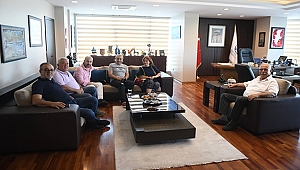 Başkan Gökhan, Çanakkale Gazeteciler Ve Yayıncılar Derneği Yönetimini Ağırladı
