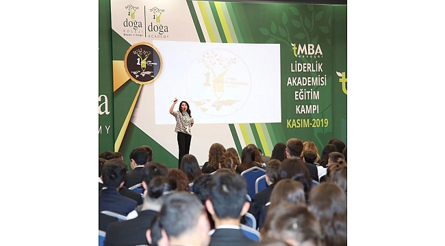 Biga Doğa Koleji Lise Öğrencileri Antalya ' da t-MBA Liderlik Akademisi Kampında.