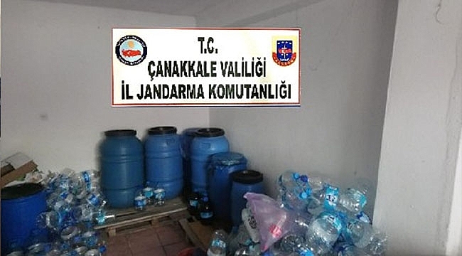 Çanakkale'de 1.275 Litre Kaçak İçki Ele Geçirildi!