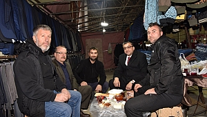 BAŞKAN BÜLENT ÖZ, HAFTAYA PAZAR ESNAFINI ZİYARET EDEREK BAŞLADI