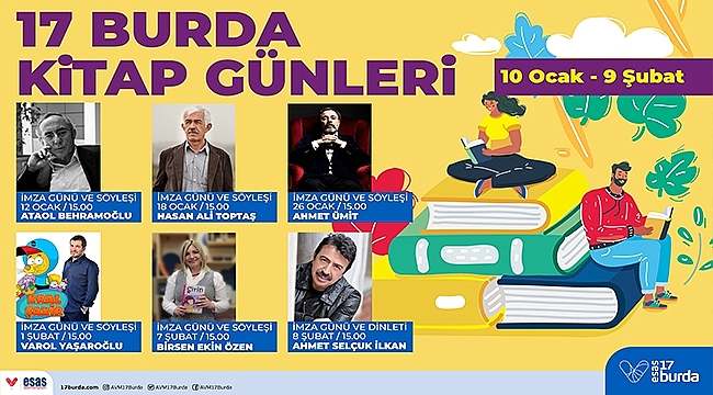 17 BURDA'DA KİTAP GÜNLERİ BAŞLADI