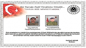 HAKKARİ'DE 2 ASKERİMİZ ŞEHİT OLDU!