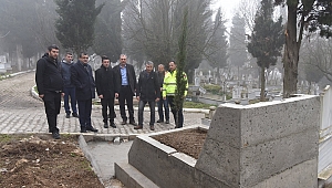 BAŞKAN BÜLENT ÖZ, ZİYARETLERİNE DEVAM EDİYOR VE ÇALIŞMALARI YERİNDE İNCELİYOR