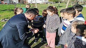 BAŞKAN UYGUN, ÇOCUKLARI SEVİNDİRDİ