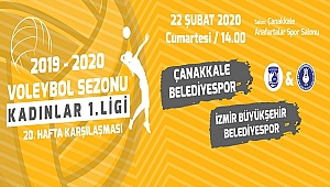 ÇANAKKALE BELEDİYESPOR, İZMİR BÜYÜKŞEHİR BELEDİYESPOR'U AĞIRLIYOR