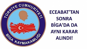 BİGA DA "KARANTİNAYA ALMA" KARARI VERDİ!